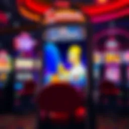 The colorful and vibrant design of The Simpsons slot machine