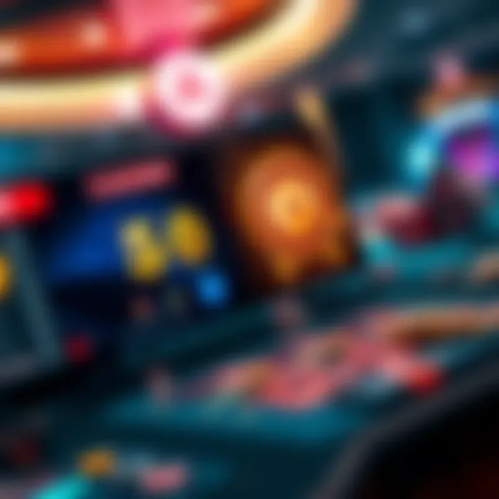 A captivating online casino interface showcasing no deposit bonuses