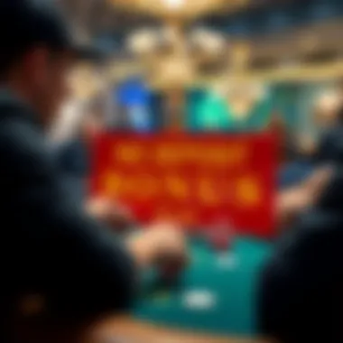 A strategic gameplay scenario where a player utilizes a no deposit bonus