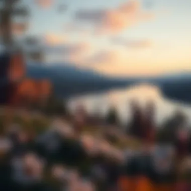 Carter Lake: The Scenic Surroundings of Prairie Flower Casino A serene view of the surrounding Carter Lake area near the casino.