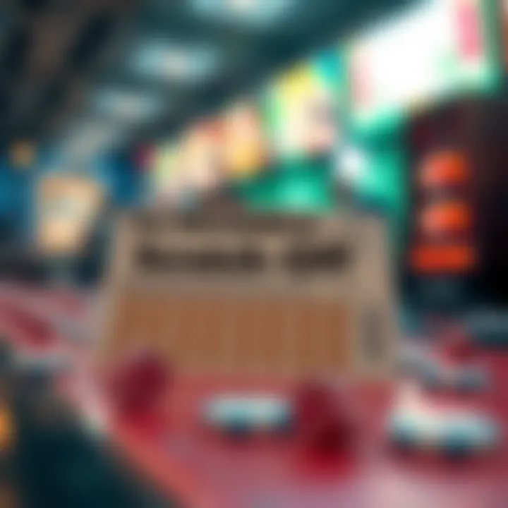 Visual representation of scratch-off ticket mechanics