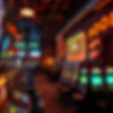 Interior of a vibrant sportsbook venue