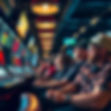 Local sports fans enjoying the betting experience