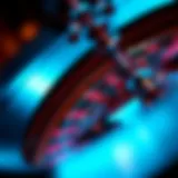 Detailed view of an American roulette wheel showing numbers and colors