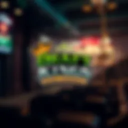 DraftKings logo with a legal backdrop