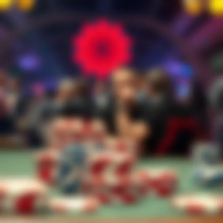 Visual representation of online gambling strategies