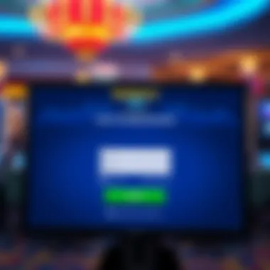 User friendly login screen