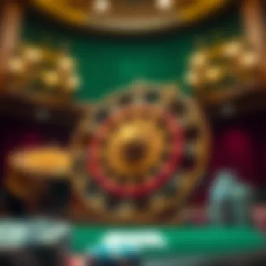 Historical representation of the Wheel of Fortune in gambling