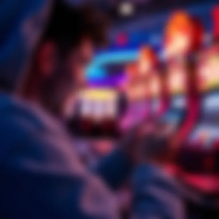 User enjoying Wild Cherry Slots on a mobile device