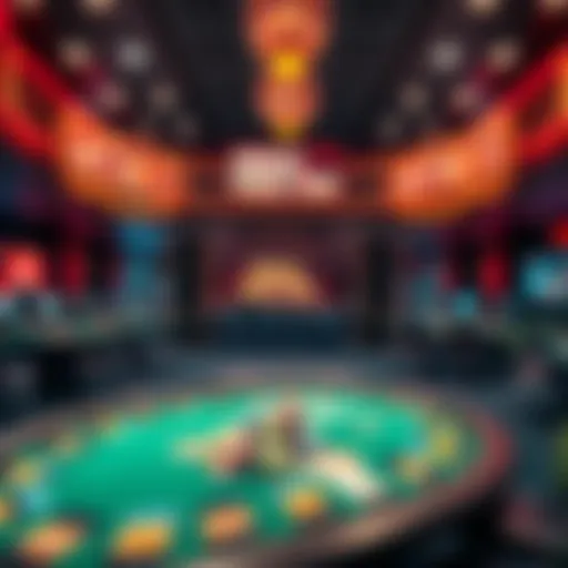 Overview of the World Poker Tour venue in Las Vegas